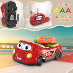 2-in-1 Toddler RC Car & Steering Wheel Toy with Music | Interactive Simulation Driving Adventure Toy for 18+ Months Baby Learning | Gift for 1.5+ Years Old Boys Girls