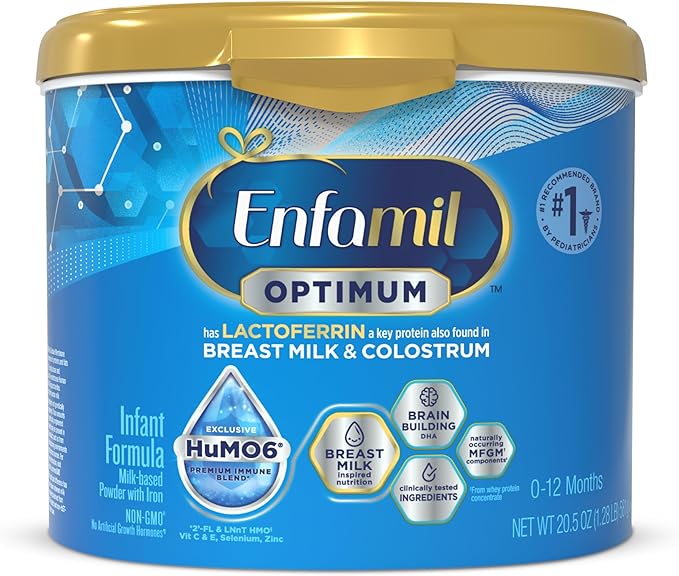 Enfamil Enspire Baby Formula, with Lactoferrin Found in Colostrum and Breast Milk, DHA for Brain Support, Powder, 20.5 Oz Reusable Tub