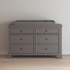 Child Craft Legacy Westgate Changing Table Topper for Double Dresser, Chelsea Gray