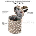 Accmor Breastmilk Cooler Bag, Insulated Baby Bottle Cooler Tote Bags for Nursing Mom Daycare