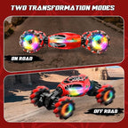 Spider Remote Control Car Gesture Sensing Hand Controlled Stunt Car, 4WD Drift Twist Off-Road Vehicle with Light Music, Birthday Xmas Gifts Suitable for Boys and Girls