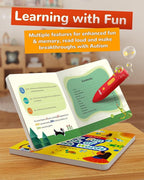 KOKODI Talking Pen Books Sets, Interactive Audio Sound Books Kids Learning Electronic Toys for Boys Girls, Autism Sensory Games, Early Educational Gifts Birthday Gifts for Toddlers Kids Age 2 3 4 5