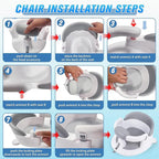 Mostop Baby Bath Seat for Babies 6 Months & Up - Non-Slip Infant Bathtub Chair with Suction Cups - Sit Up Bath Seat for Baby Toddlers - Toddler Bath for Baby Sitting Up, Easy to Clean