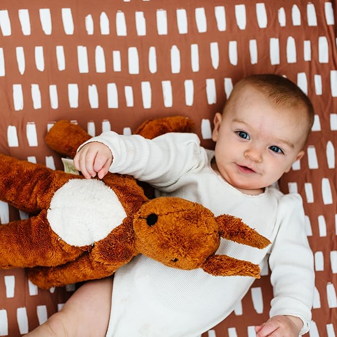 Crib Sheets Neutral - Fitted Baby Crib Sheets Bed for Girl Boy - 2 Pack Standard & Toddler Mattress (Safari Adventure) - Buttery Soft Organic Cotton Blend