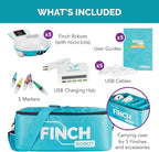 BirdBrain Finch Robot Starter Flock with Microbit I STEM Coding Robot for Classrooms I Learn Python and 8 Coding Languages I Programmable Robotics I Remote Control and App Controlled | Ages 5 to 16