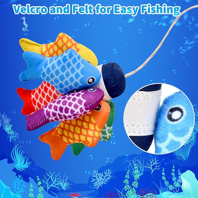 Montessori Toys for 1 Year Old,20PCS Baby's Sensory Toy First Fishing Toy Set for 1-3 Boy Girl Birthday Gift,Educational Learning Toys Stacking Cups Number Counting, Color Sorting for 12-18 Month Baby