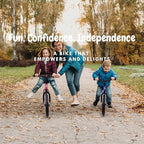 14 Inch Balance Bike for Kids 3-7 Year Old, Kids Bike with No Pedals, Air Rubber Tires, Adjustable Height, Pedalless Kids Bicycle for Boys, Girls