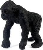 FUNSHOWCASE African Jungle Animals Baby Gorill Toy Figure Realistic Plastic Figurine Height 1.7-inch