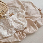 BuLuTu 2 Pack Muslin Crib Sheets for 52"x28" Standard Crib Mattress, Cute Rabbit Print Fitted Crib Sheets for Boys Girls Toddlers, Boho Neutral Soft Cotton Baby Sheets, Beige & Forest