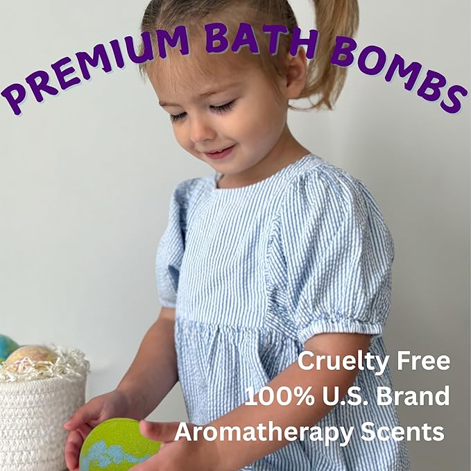 EvolutionUSA 1pc Epic Superhero Bath Bombs for Kids, Super Hero Bath Bomb with Toy Inside, Lush Children Bathbomb, Organic Bathbomb with Surprise Inside, Fizzy Fun Superhero Bath Ball Bath Toy