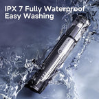 Nose Ear Trimmer Clipper R Angle Round Fast Charge Type-c Port Painless Hair Trimmer for Men Women,Touch Control Available Wet Hands with IPX7 Waterproof,Dual Edge Blades for Easy Cleaning Grey