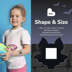 BioSwiss Bandages, Halloween Bat Shaped Self Adhesive Bandage, Latex Free Sterile Wound Care, Fun First Aid Kit Supplies for Kids, 50 Count