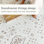 Baby Play Mat for Floor – 6x8ft Vintage Coffee | Soft Non Toxic Premium EVA Foam Tiles for Tummy Time, Crawling & Playroom – Waterproof Floor Mat for Babies & Toddlers Lillefolk (12 Tiles)