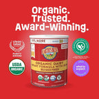 Earth's Best Organic Baby Formula for Babies 0-12 Months, Powdered Dairy Infant Formula with Iron, Omega-3 DHA, and Omega-6 ARA, 32 oz Formula Container