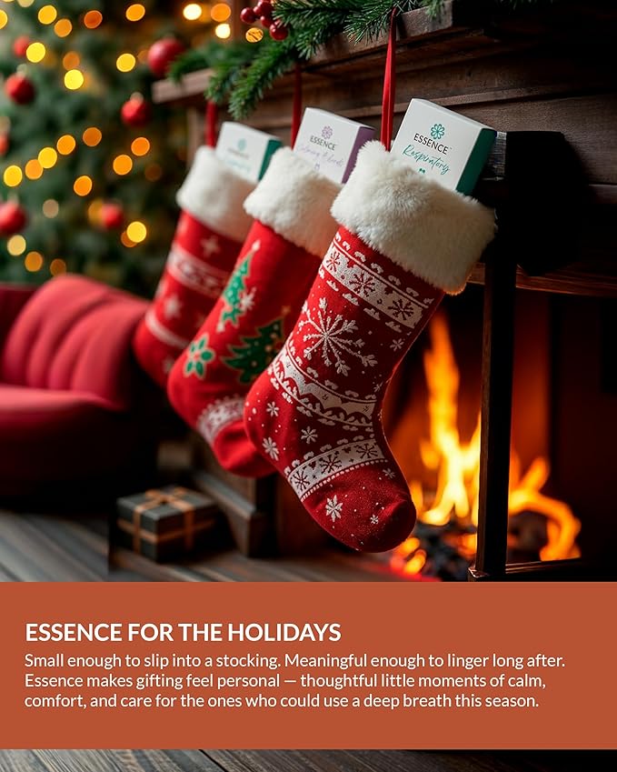 Essence Nasal Diffuser Citrus Bundle – Essential Oil Silicone Nose Rings for Mood, Energy & Positivity – Wearable Aromatherapy Pack with Lemon, Orange, Grapefruit & Bergamot