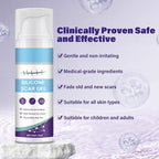 Silicone Scar Gel, Advanced Scar Cream for Burns & Acne Scars away, Stretch Marks, Surgical, Old & New, Surgery Scaraway Treatment, 1.7 oz (50ml)