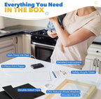 Bubzi Co Baby Handprint Kit & Footprint Photo Frame for Newborn Girls and Boys, Unique Baby Shower Gifts Set for Registry, Memorable Keepsake Decorations for Room Wall or Nursery Decor (Natural Wood)