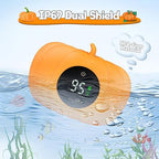 TKY Baby Bath Thermometer with Floating Toys - Digital Water & Room Temperature Monitor, Rechargeable Thermometer with Alerts for Newborn Bath Essentials, Infant Safety