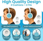 Puro Sound Labs BT2200 Plus Kids Bluetooth Headphones – Volume-Limiting 85dB, Studio-Grade Audio, Over-Ear & Comfy Design, 20-Hour Battery Life, Easy to Connect Wireless Headphones for Kids, Teal