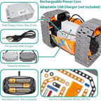 5 in 1 STEM Remote Control Building Kit, 392Pcs Blocks Erector Projects Set Toys for Kids Age 8-12, Build a Tank/Robot/AVT DIY Science Educate 6 7 9 10 11 Years Old for Boys & Girls Gift Ideas