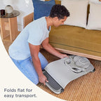 Ergobaby Evolve 3-in-1 Mesh Baby Bouncer Seat, Adjustable Multi-Position Infant Bouncer and Toddler Chair, Breathable Mesh, Converts from Newborn to Toddler - Sage Green