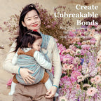 Ring Sling Baby Carrier, Soft Cotton Baby Sling Carrier Newborn to Toddler, Baby Wrap Carrier for Plus Size Parents, Perfect Shower Gift, Sweet Desserts