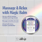 Dr. Bronner's - Organic Magic Balm (2 oz Variety Pack) Arnica-Menthol & Baby Unscented - Made with Organic Beeswax & Hemp Oil, Moisturizes and Soothes Hands, Face & Body | 2 Count