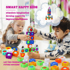Popit Boy Toys Girl Dimple Fidgets Block Toys Pack Kids 39PCS DIY Push Poppers Fidget Blocks Sensory Toy Set Autism Children Adults Stress Relief Poppet Bubbles Toys Gift Toddler 3 12