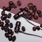 LUDOS Clamor USB C Headphones for iPhone 16 15 Pro Max Plus iPad Pro, 5 Years Warranty, USB-C Earbuds for Samsung Galaxy S24 S23 Ultra S22 S21 FE S20 A55 A54 A53, USB Type C Earphones - Brown