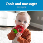 Dr. Brown's AquaCool Water-Filled Baby Teether, Cools & Massages Sore Gums, BPA Free, Pineapple and Apple, 4 Pack, 3m+