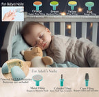 Baby Nail Trimmer 21 in 1, Usage Labeled Case & 13 Extra Replacement Tools, Royal Angels Baby Electric Nail File, Baby Nail Care, Nail Clipper Newborn Toddler Toes & Fingernails Nail Kit (Green)