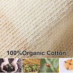 Newborn Mittens No Scratch 100% Cotton Mitts Boy Girl baby mittens 0-6 months 6 Pack