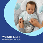 Graco Simple Sway Baby Swing, Side‑to‑Side Sway, Infant Swing with 6 Speeds, Vibration, Abbington