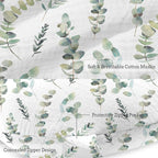 Little Grape Land Nursing Pillow, Soft 100% Cotton Breastfeeding Pillow with Breathable Muslin Removable Cover, Green Leaves Breast Feeding Pillows for Babies 0-12 Months with Protective Zipper