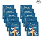 Amara Organic Baby Food | Oats and Berries | Baby Cereal to Mix With Breastmilk, Water, or Baby Formula | Baby Food Pouches, Made from Organic Fruit and Veggies | Stage 2 | 10 Pouches