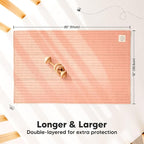 KeaBabies Organic Cotton Burp Cloths Baby Girl, Boy - 6-Pack Large Burping Clothes for Babies, Spit Up Rags, Super Soft & Absorbent Newborn Wash Towels, Gender Neutral,Non-Shrink (Stria, Muted Pastel)