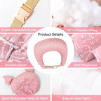Nursing Pillow for Breastfeeding, Breastfeeding Pillows for More Support for Mom and Baby, with Adjustable Waist Strap