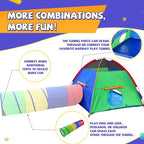 NARMAY® Play Tent Easy Fun Dome Tent for Kids Indoor/Outdoor Fun - 60 x 60 x 44 inch