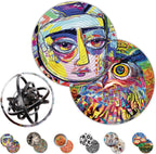 Spin Flip Puzzle - Abstract - Spin it, Flip it, Solve it! for Those who love brain teasers! Adult Fidget Toy. Great Gift for Mom, Dad, Teens, Men and Women