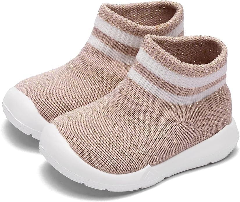 Engtoy Baby Shoes & Socks - Non-Slip Breathable Slippers with Soft Rubber Sole - Baby Boys & Girls Slip On Sneakers