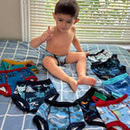 BIG ELEPHANT 10-Packs Training Underwear Absorbent Toddler Potty Trained Pants for Boys and Girls, 12 Months - 9 Years