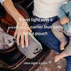 Boba Air Ultra-Lightweight Baby Carrier and Toddler Backpack - Baby Hiking Carrier 3 Months (15-45lbs) - Toddler Backpack and Baby Carrier (Grey)