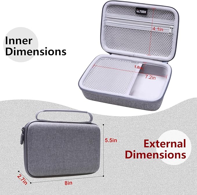 LTGEM Case Compatible with GiiKER Super Slide Puzzle Games, Gray