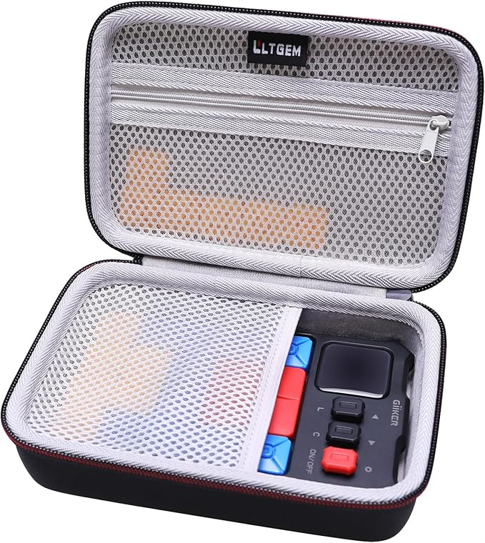 LTGEM Case Compatible with GiiKER Super Slide Puzzle Games, Black+Gray