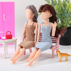 Bencailor 6 Pcs Doll Clothes for 11.8 Inch Doll, Doll Accessories Summer Tops Swimwear Robe Doll T Shirt Dress Winter Coat Jacke Doll Outfit Girl Birthday Gift(Vibrant Color)