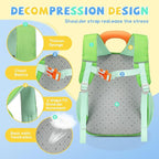 SUN EIGHT Kids Backpack with Plush Toy – Cute & Durable School Bag for Toddlers and Kindergarten