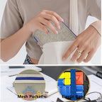 Case Compatible with Giiker Super Slide Brain Games, Protective Storage Bag Holder for Giiker Brain Teaser Puzzles Games Toys (Only Case) (Blue-Grey)