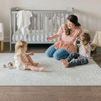 Baby Play Mats for Floor - Eden (6x6ft) - Premium EVA Foam Play Mat for Babies & Toddlers - Perfect for Tummy Time, Crawling, Playroom - Stylish & Comfortable Kids Play Mat