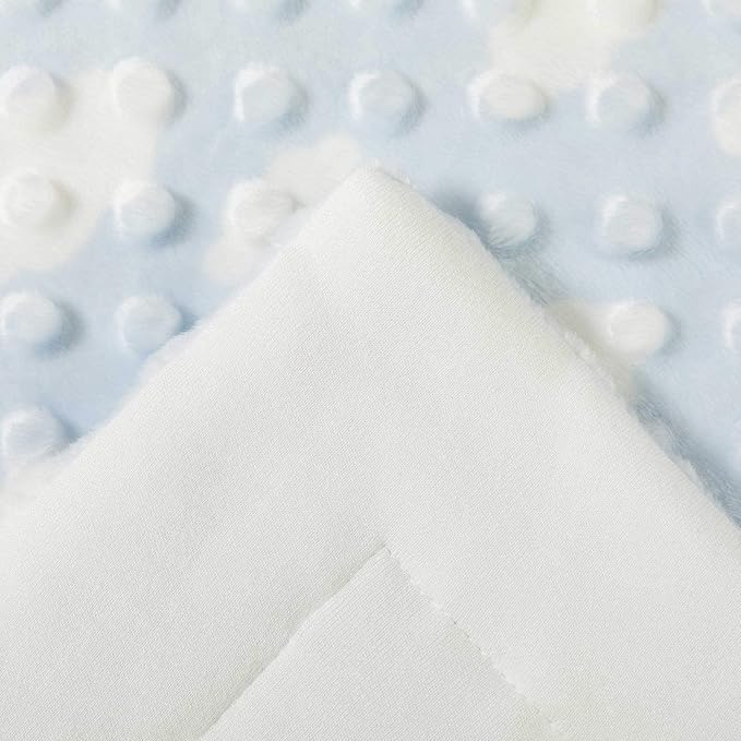 Ultra-Soft Baby Blanket - Lightweight & Breathable, Neutral Newborn Designs, Cloud Baby Crib, Infant, Toddler - 47"x47" Large