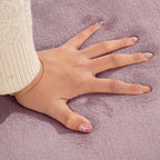 BALAPET Thick Memory Foam 50x50 Play Mat for Playpen, Super Soft Velvet Portable Baby Playpen Mat for Kids Toddler Crawling and Play, Non-Slip Bottom Playmat, Pink